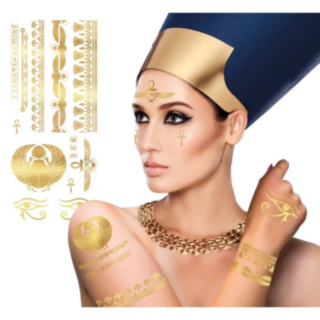 Egyptisk Gudinne Engangstatoveringer