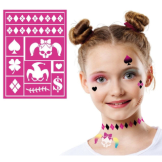 Harley Quinn Sminke Sjablong