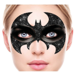 Glitter Flaggermus Ansiktssmykke