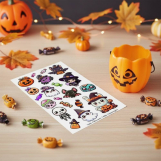 Søte Halloween Engangstatoveringer