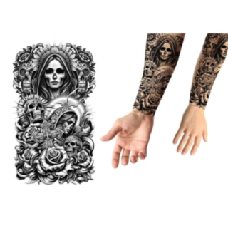 Catrina Halloween Engangstatoveringer
