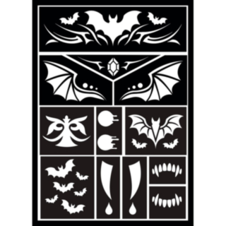 Vampyr Sminke Sjablong