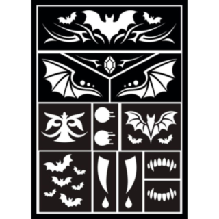 Vampyr Sminke Sjablong
