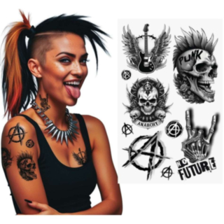 Punk Engangstatoveringer