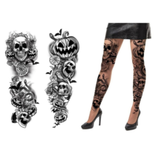 Halloween Tatovering Tights