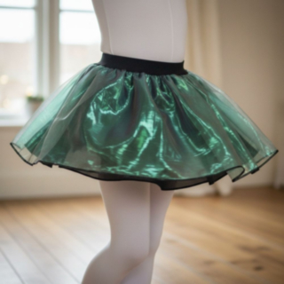 Ballerina Barneskjørt Iriserende Grønn