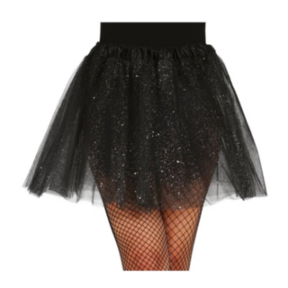 Glitrende Tutu Skjørt Svart