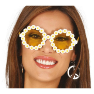 Hippie Tusenfryd Festbriller Gul