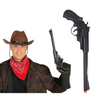 Sheriff Lang Lekepistol Svart
