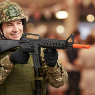 Soldat Maskingevær med Lyd