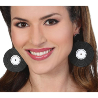 Vinylplate Øredobber Svart