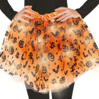 LED Halloween Skjørt Oransje