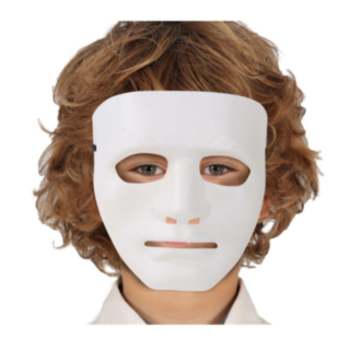 Anonym Barnemaske Hvit