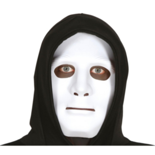 Anonym Halloween Maske Hvit