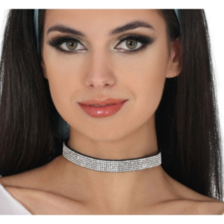 Glimmer Choker Sølv