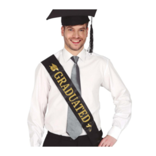Graduated Skråbånd Svart