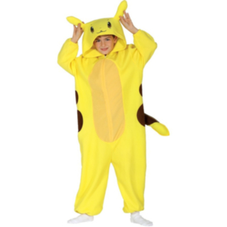 Gul Mus Onesie Barnekostyme