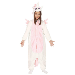 Enhjørning Lyserosa Onesie Barnekostyme