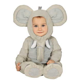 Elefant Baby Barnekostyme