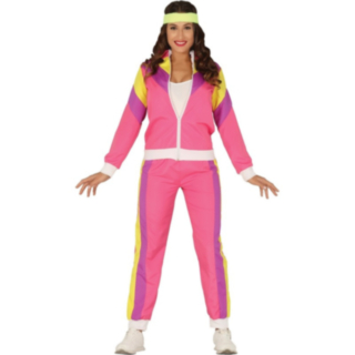 Gymnast Treningdress Kostyme Rosa