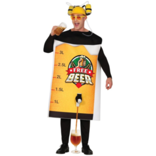 Free Beer Kostyme Gul