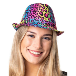 Leopardmønster Regnbue Hatt