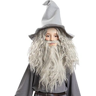 Ringenes Herre® Gandalf Parykk & Skjegg Barn