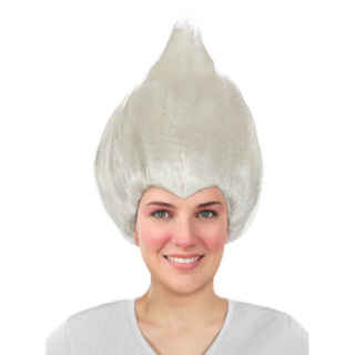 Trolls® Parykk Hvit