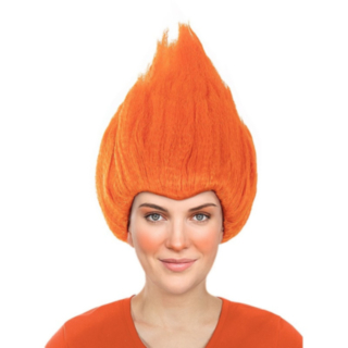 Trolls® Parykk Oransje