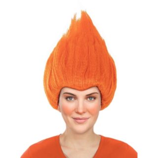 Trolls® Parykk Oransje
