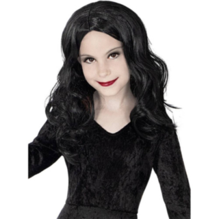Addams Family® Morticia Addams Barneparykk