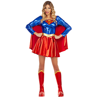 Supergirl® Kostyme Metallisk