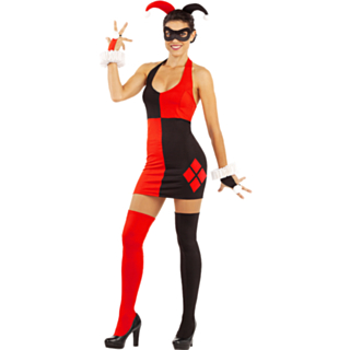 Harley Quinn® Kjole Kostyme