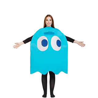Pac-Man® Inky Spøkelse Kostyme Blå