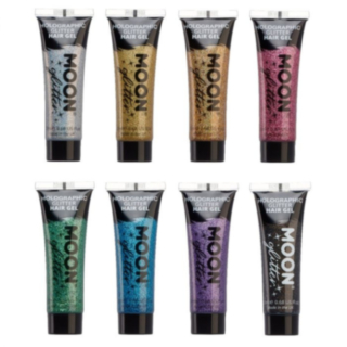 Holografisk Glitter Hår Gel