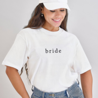 Bride T-skjorte Hvit