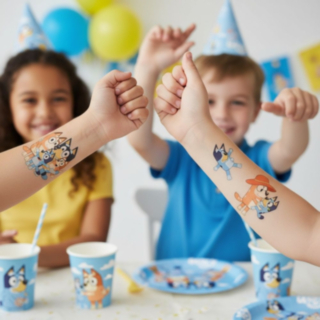 Bluey® Falske tatoveringer