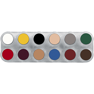 Grimas Fettsminke Pure, B, Palett 12