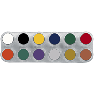 Grimas Fedtsminke Pure, F, Palett 12