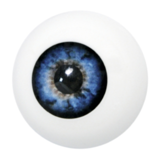 Grimas Kunstig Øye, Blå, 301 (Blue), 27 mm