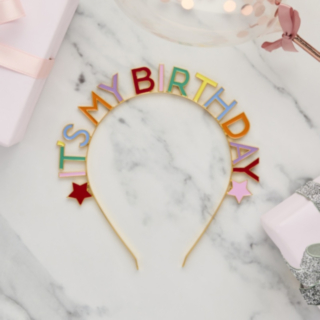 It's My Birthday Hårbøyle Regnbue