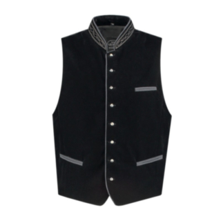 Tyrolervest Svart
