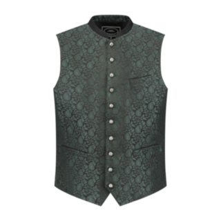 Tyrolervest Jacquard Grønn