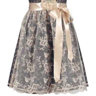 Dirndl Forkle Champagnefarge