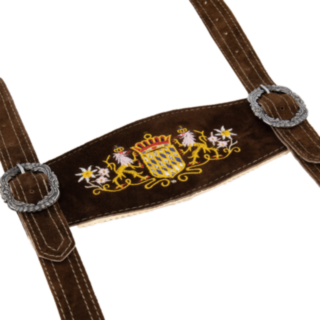 Tyroler Bukseseler Mørkebrun