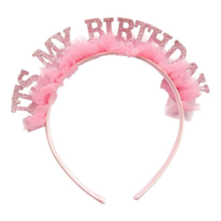 It's My Birthday Hårbøyle Lyserosa