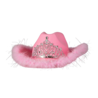 Tiara Cowboyhatt Lyserosa