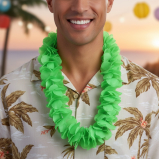 Hawaiikrans Neongrønn