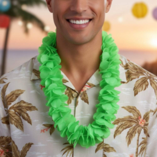 Hawaiikrans Neongrønn