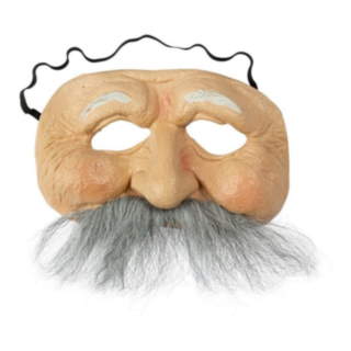 Gammel Mann Halvmaske